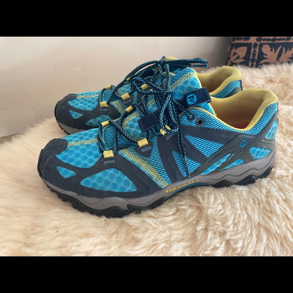Womens merrell trail running hiking tennis shoes size 8.5